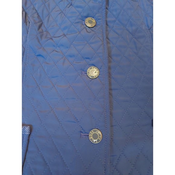 Talbots Quilted Vest Diamond Button Close Corduroy Collar Sz M Medium Lightweigh - Picture 2 of 8